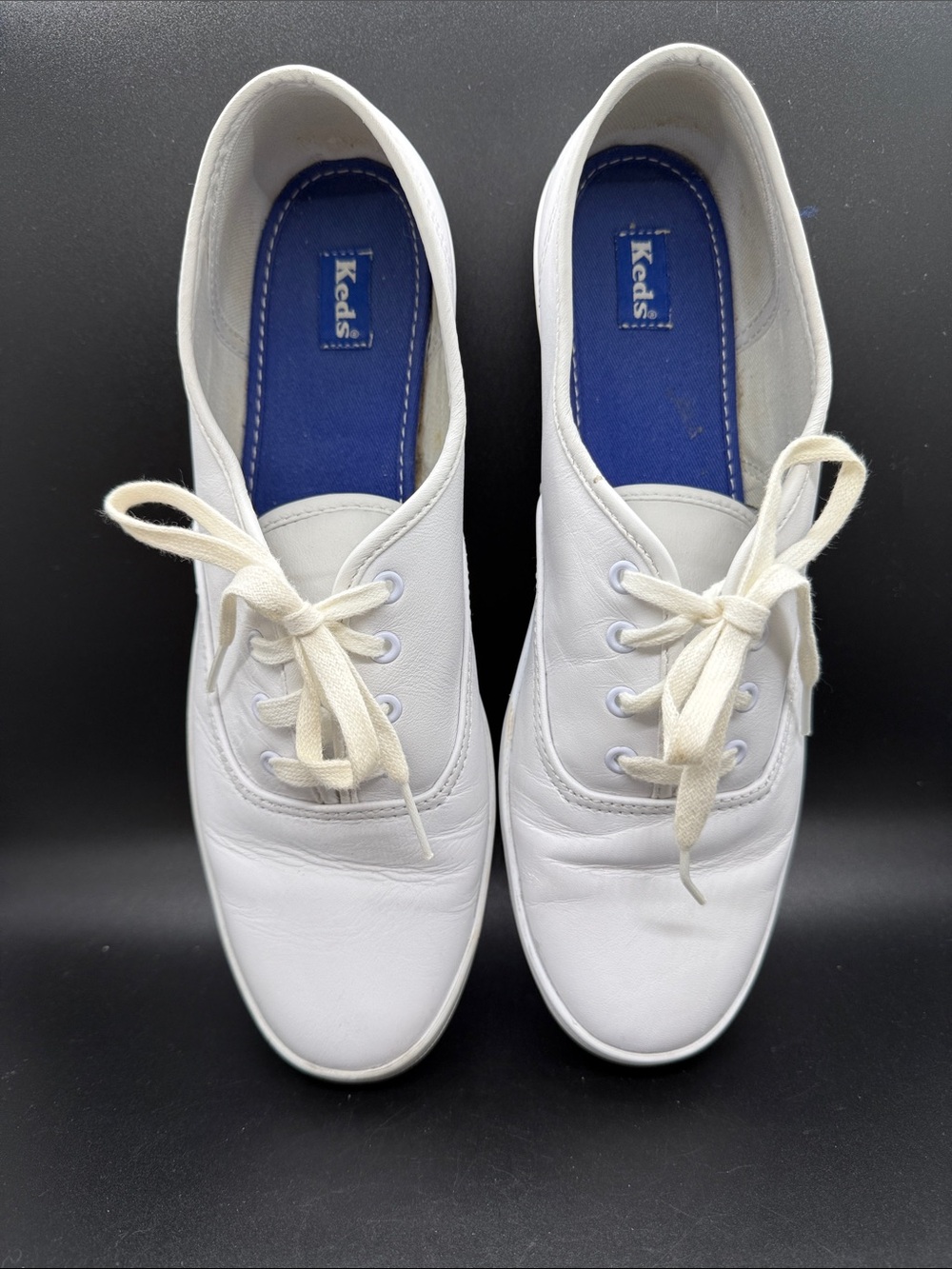Women's Keds Champion Originals Leather Lace Up Sneakers Size 10
